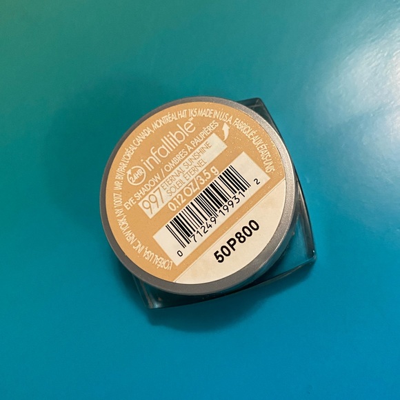 L’Oreal *USED* 24-Hr Infallible Eyeshadow Gold - Picture 3 of 5